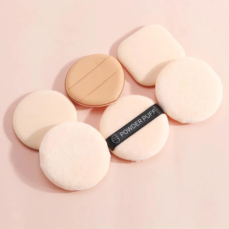 6Pcs Soft and Elastic Beauty Makeup Powder Puff Sponge