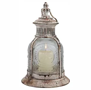 Aged Cafe Terrace Lantern - Candle Holder