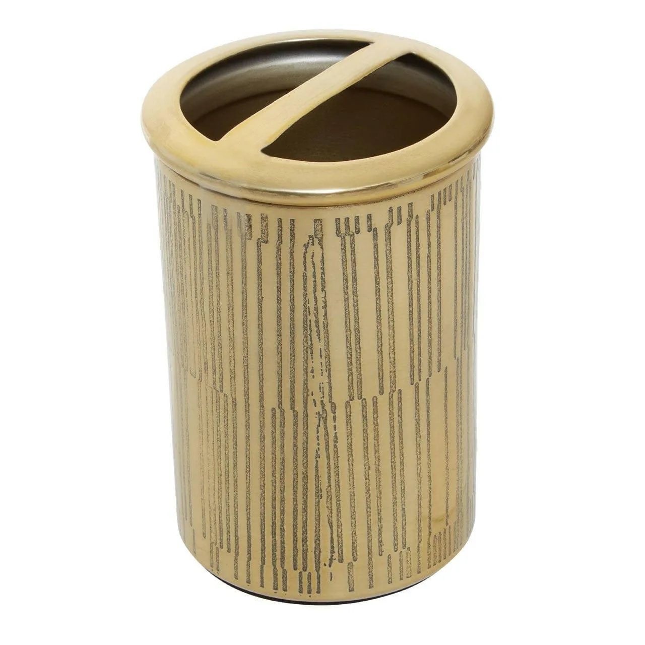 Allure Gold Finish Tooth Brush Holder