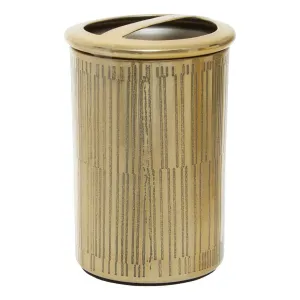 Allure Gold Finish Tooth Brush Holder