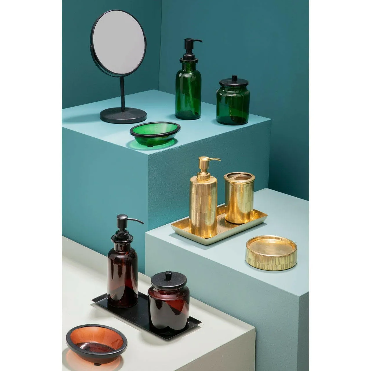 Allure Gold Finish Tooth Brush Holder