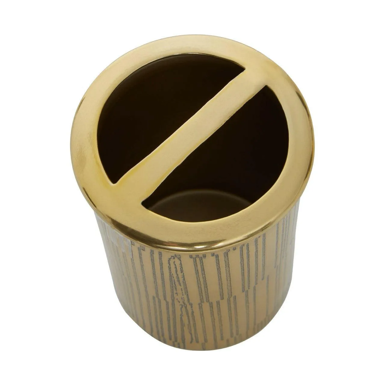 Allure Gold Finish Tooth Brush Holder