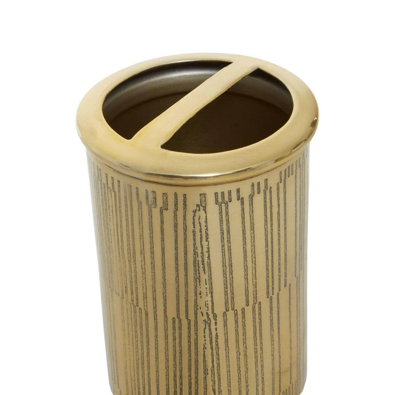 Allure Gold Finish Tooth Brush Holder