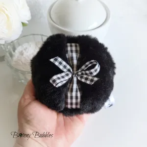BLACK - Powder Puff, 4 inch