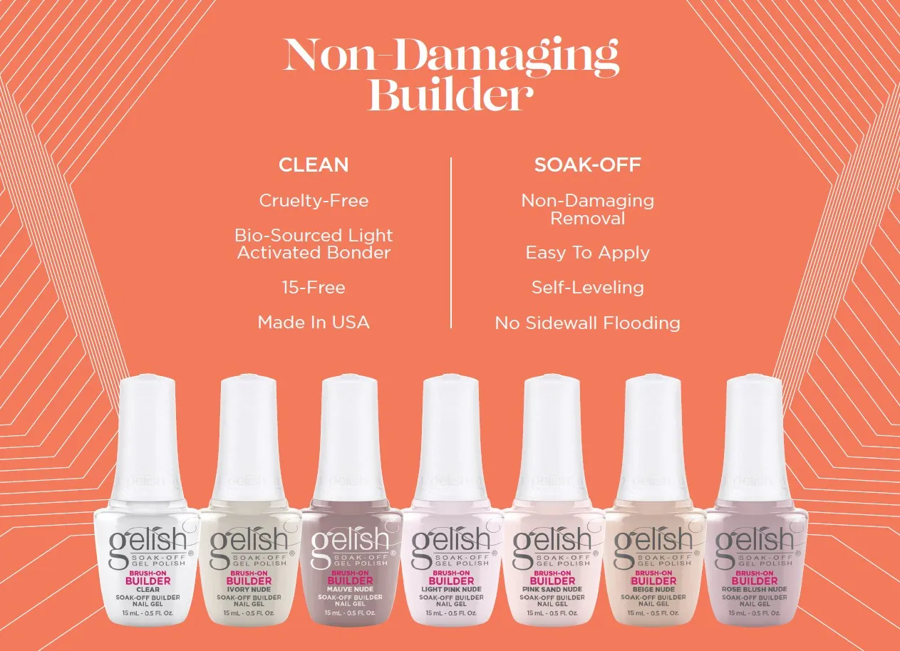 Blush Rose Nude * Gelish Brush-on Builder Gel
