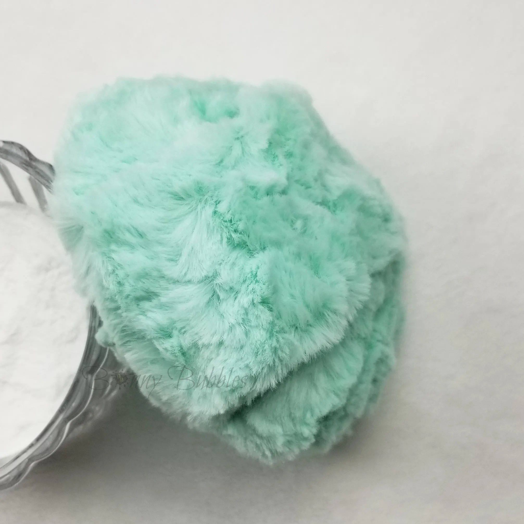Body Powder Puff - Mint Green, 5 inch