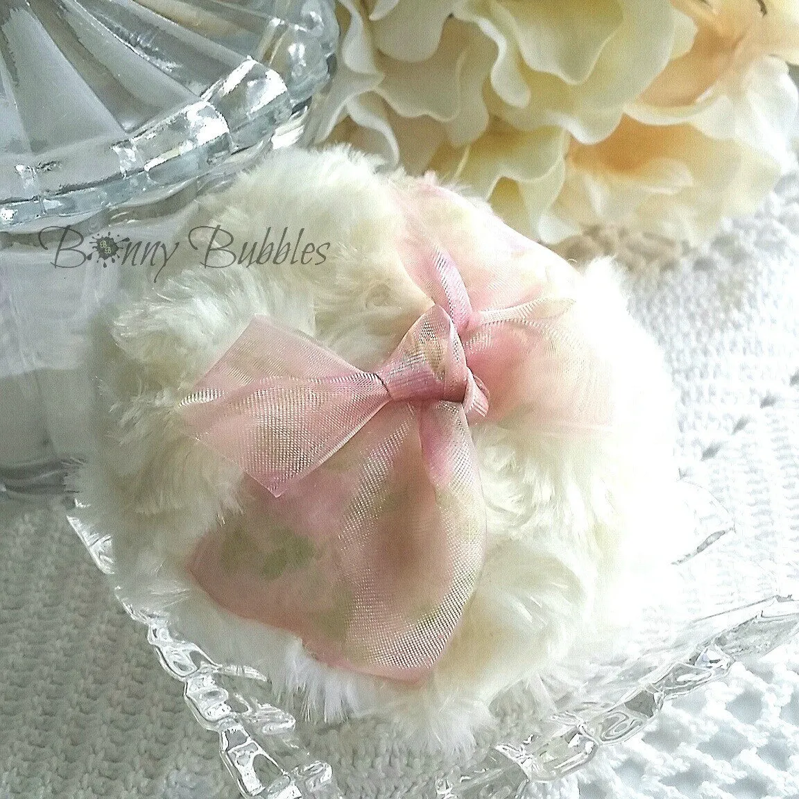 Body Powder Puff - Organza, 4 inch