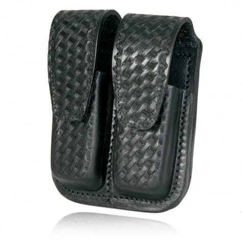 Boston Leather Double Mag Holder - 9mm/40Cal.