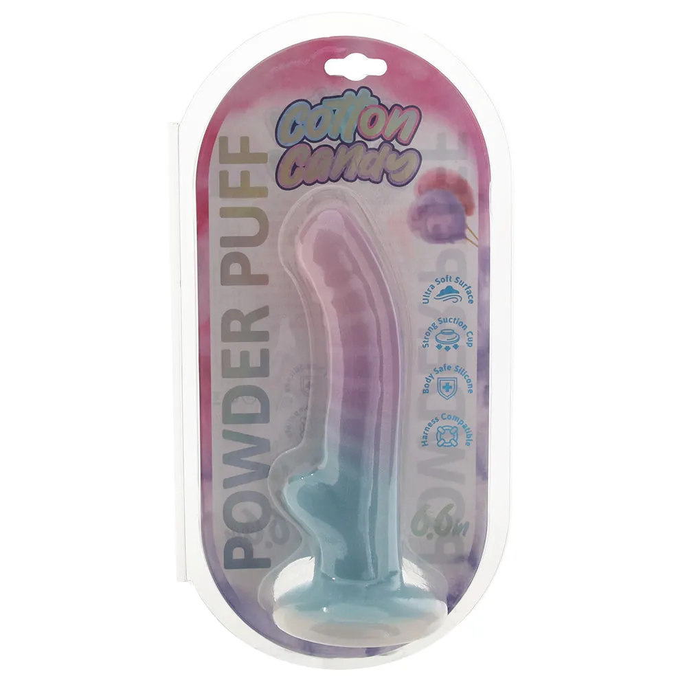 Cotton Candy Powder Puff 6.6 Inch Dildo