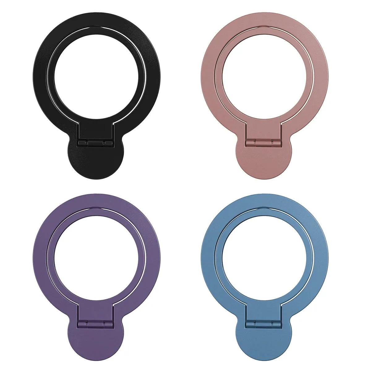EC - MagSafe Ring Holder: Slim, metal kickstand for iPhone 12-14, supports wireless charging