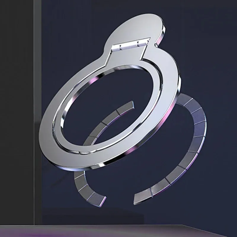EC - MagSafe Ring Holder: Slim, metal kickstand for iPhone 12-14, supports wireless charging