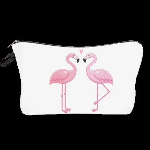 FREE   Shipping -Women  Makeup  Multicolour Pattern Organizer Cosmetic Bag