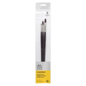 Galeria Brush Long Handle Pack of 3 - Set 3