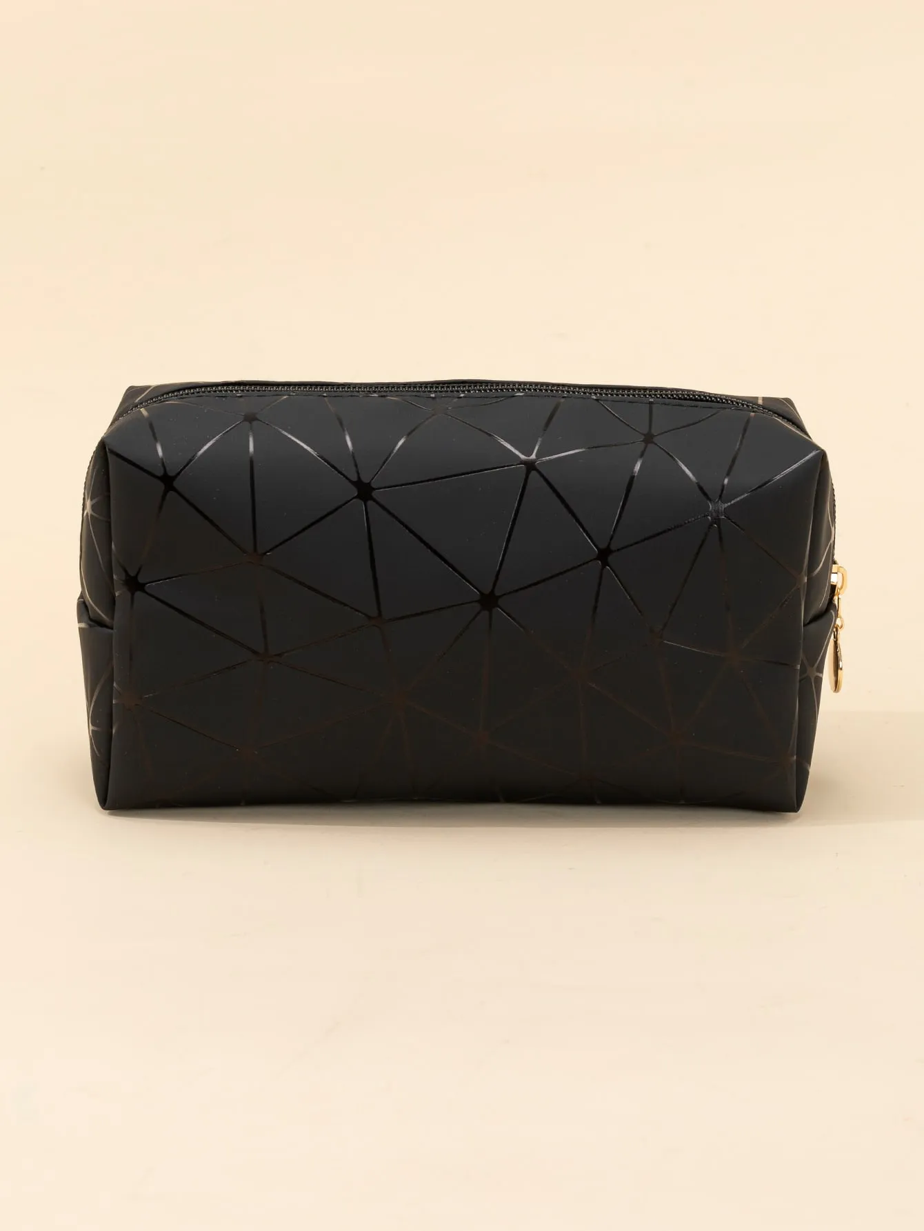 Geometric Lines Makeup Bag Cosmetic Organizer Toiletries Bag Makeup Organizer