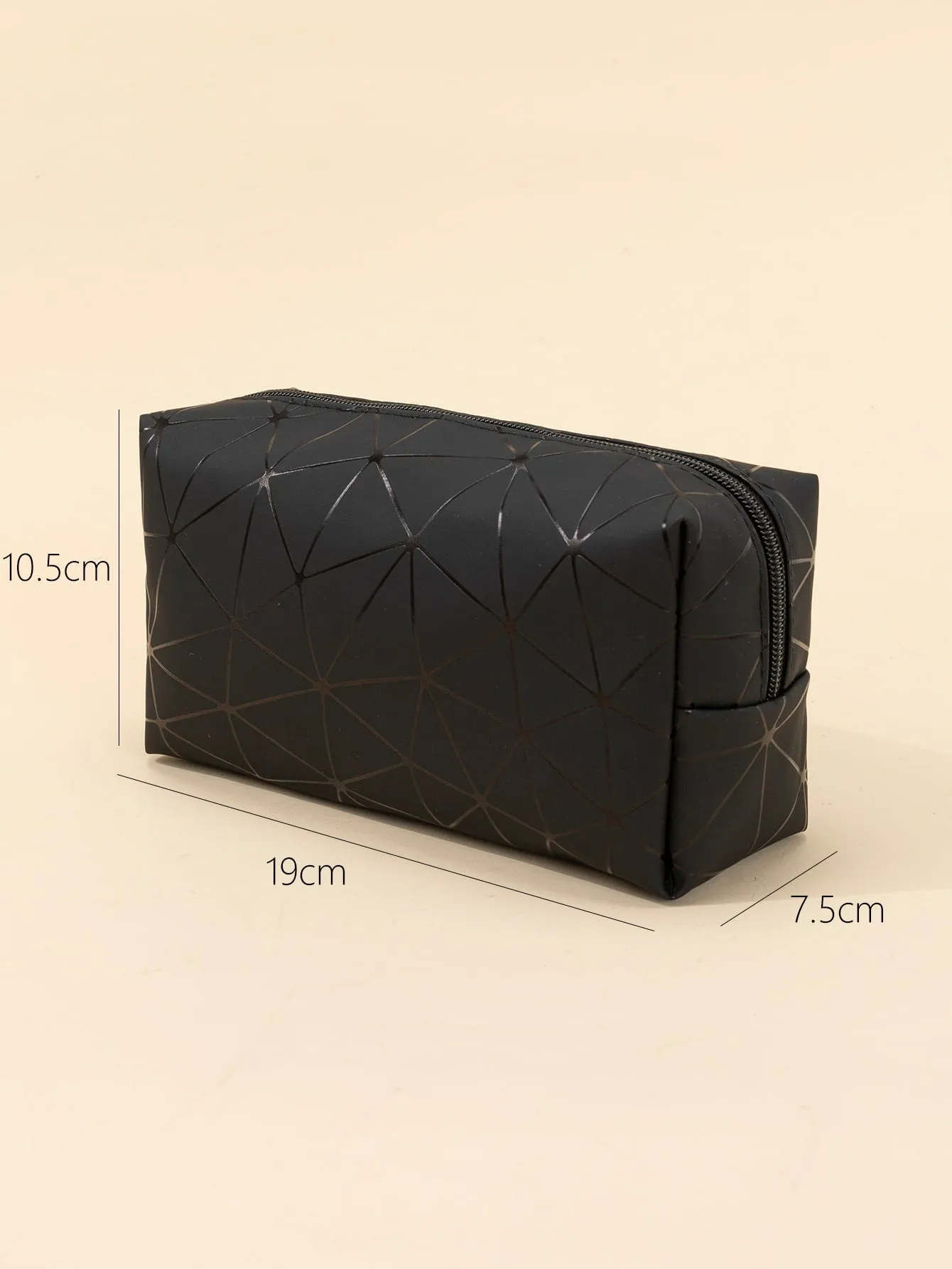 Geometric Lines Makeup Bag Cosmetic Organizer Toiletries Bag Makeup Organizer