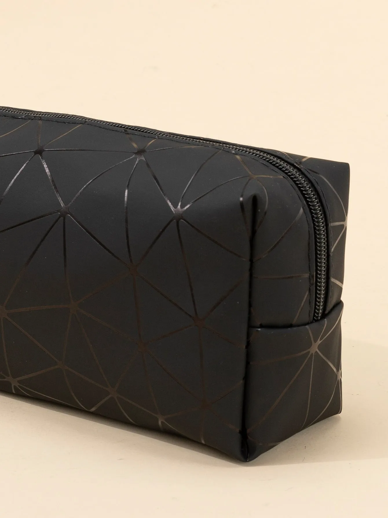 Geometric Lines Makeup Bag Cosmetic Organizer Toiletries Bag Makeup Organizer