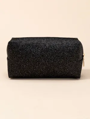 Glitter Makeup Bag Cosmetic Organizer Toiletries Bag Makeup Organizer Zip Pouch