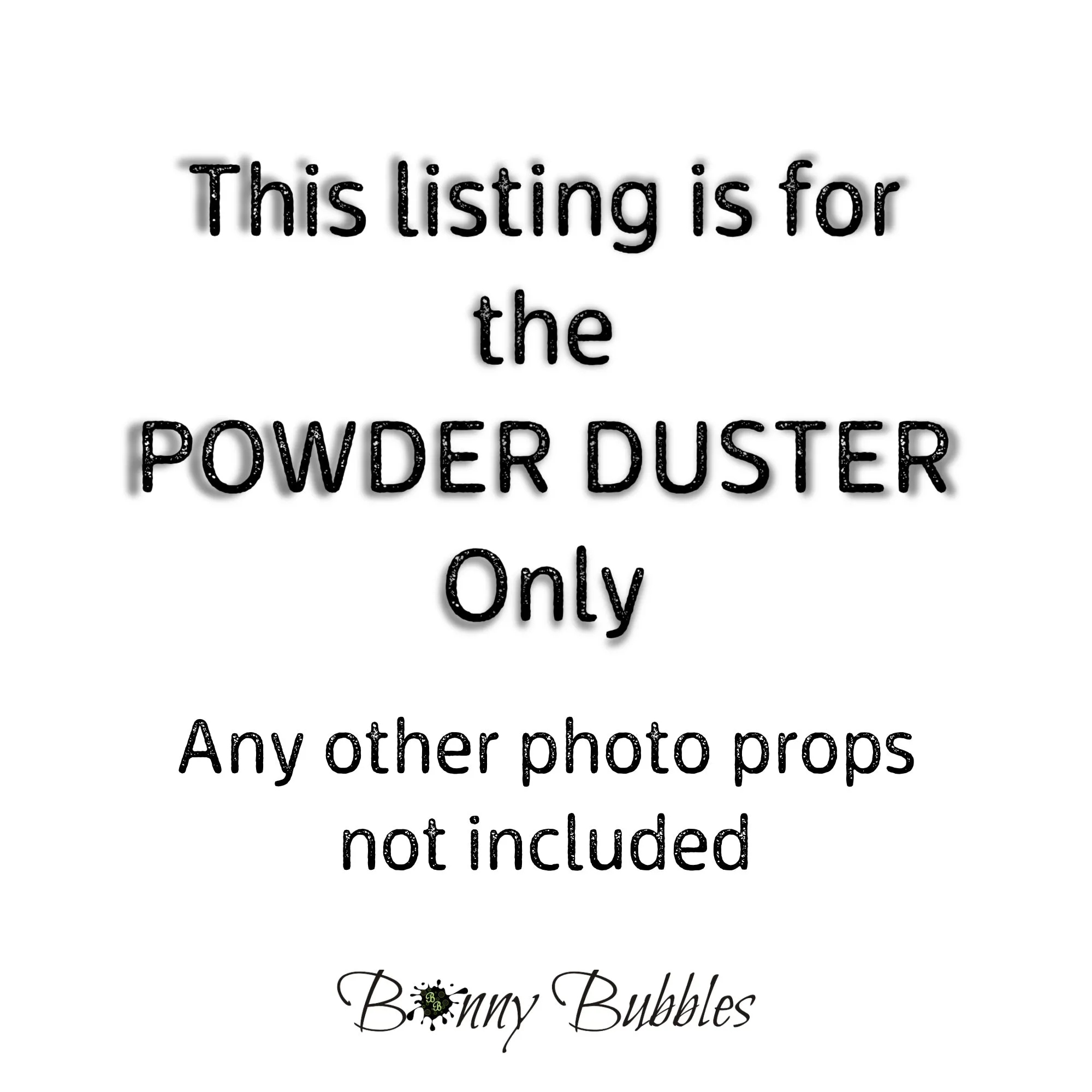 GRAY, Body Powder Duster, 5 inch