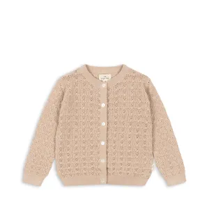 Iris Strick-Cardigan Powder Puff