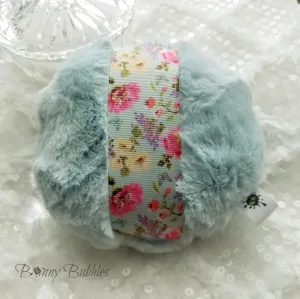 LIGHT AQUA Powder Puff, 5 inch