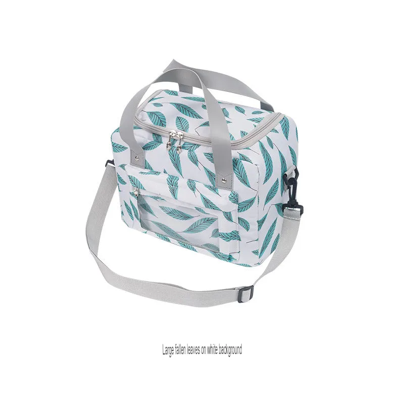 Lunch Bag Oxford Cloth Thermal Bag Student Portable Lunch Bag Outdoor Picnic Lunch Box Bag