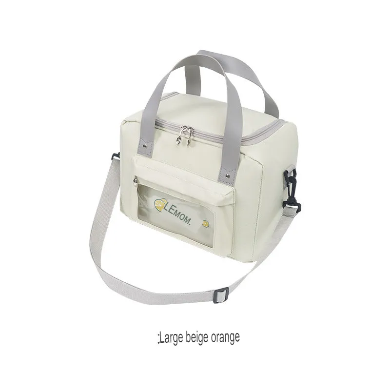 Lunch Bag Oxford Cloth Thermal Bag Student Portable Lunch Bag Outdoor Picnic Lunch Box Bag