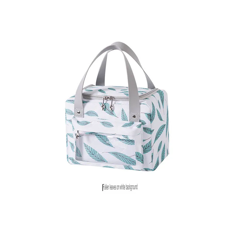 Lunch Bag Oxford Cloth Thermal Bag Student Portable Lunch Bag Outdoor Picnic Lunch Box Bag