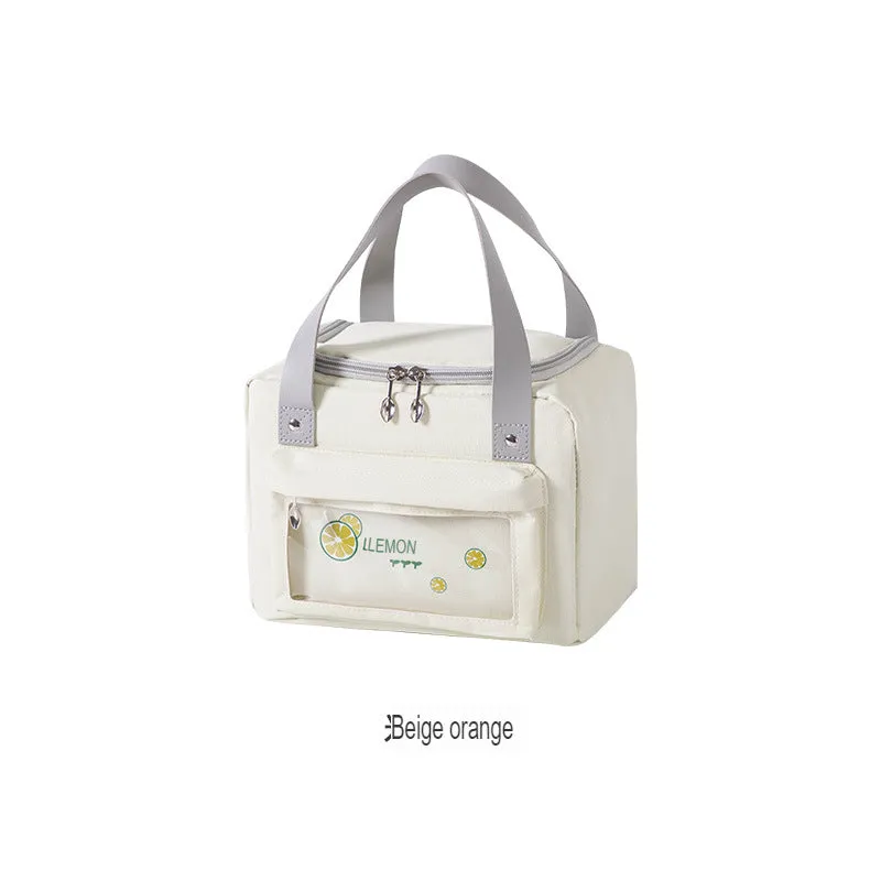Lunch Bag Oxford Cloth Thermal Bag Student Portable Lunch Bag Outdoor Picnic Lunch Box Bag