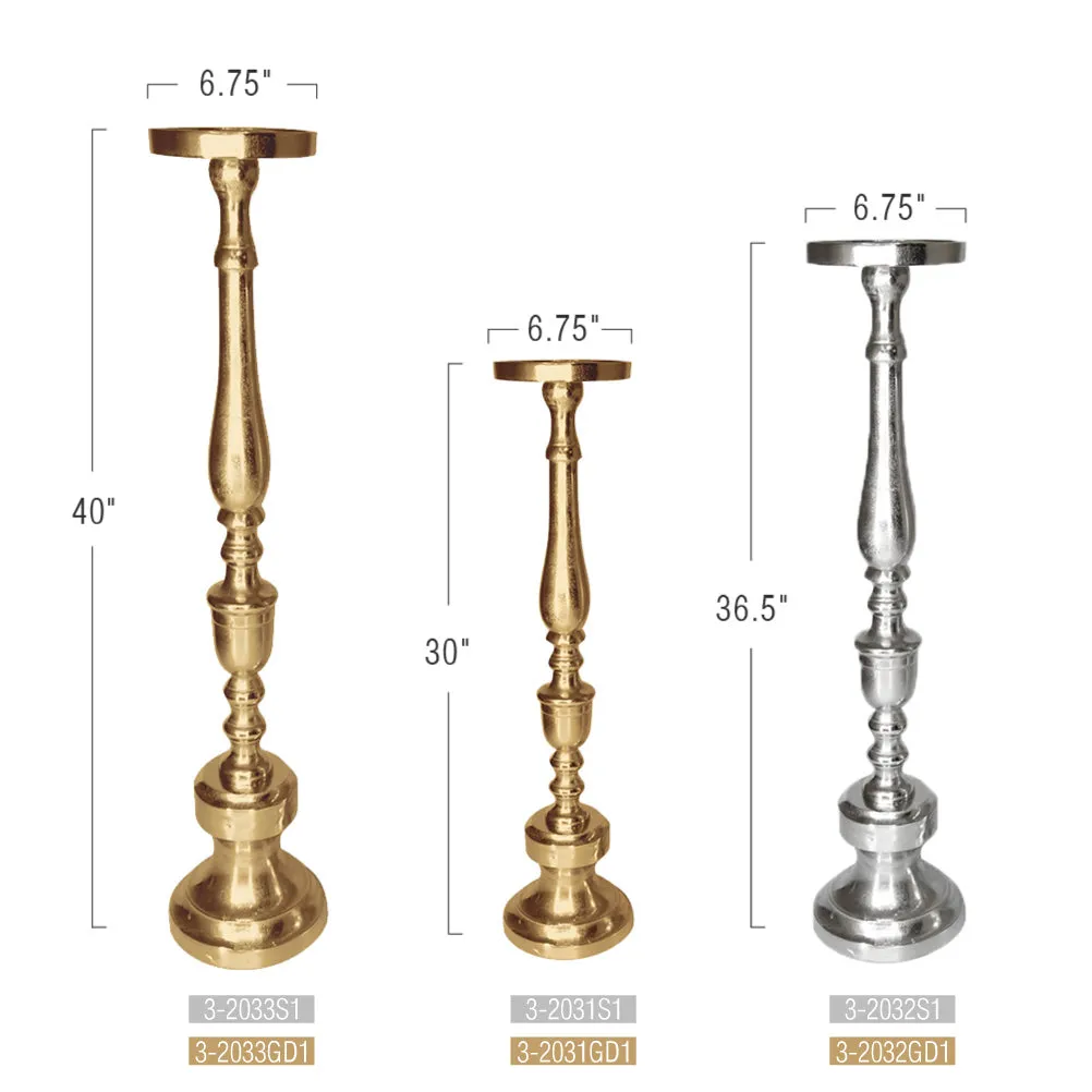 Megara Floor Candle Holder