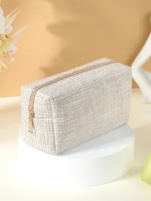 Minimalistic Makeup Bag Cosmetic Organizer Toiletries Bag Makeup Organizer Zip