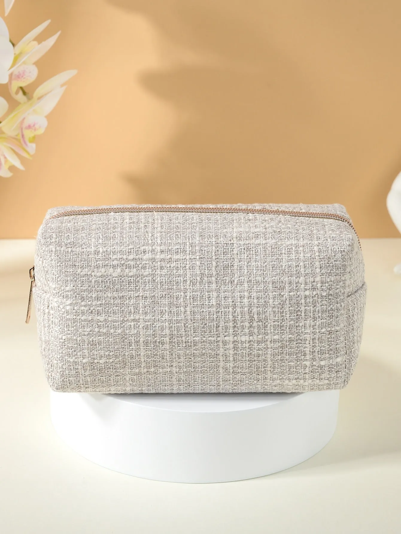Minimalistic Makeup Bag Cosmetic Organizer Toiletries Bag Makeup Organizer Zip