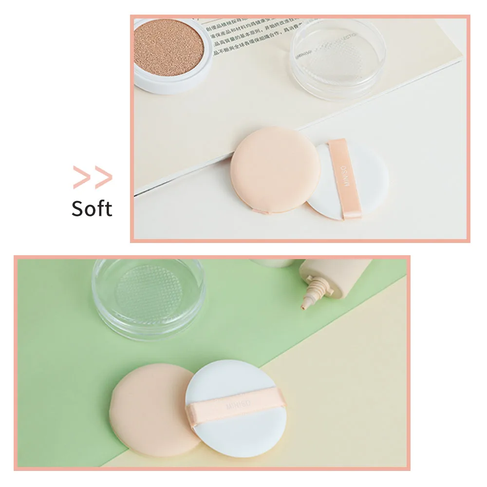 MINISO 2PCS Super Soft Makeup Powder Puff, 2 Pack