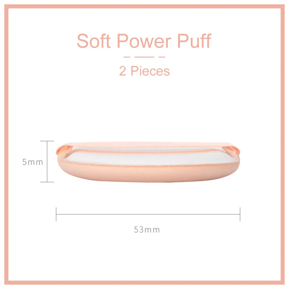 MINISO 2PCS Super Soft Makeup Powder Puff, 2 Pack