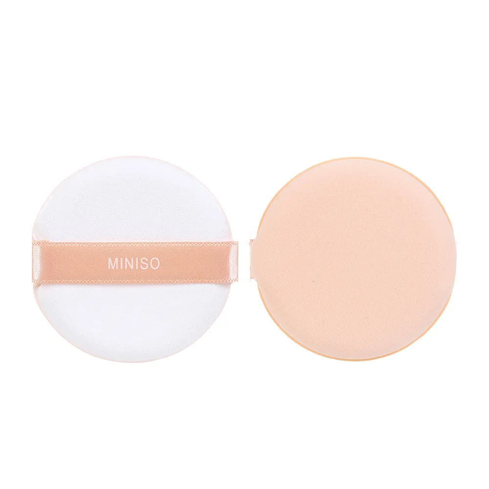 MINISO 2PCS Super Soft Makeup Powder Puff, 2 Pack