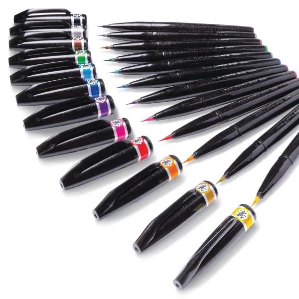Pentel Arts Extra Fine Brush Sign Pens