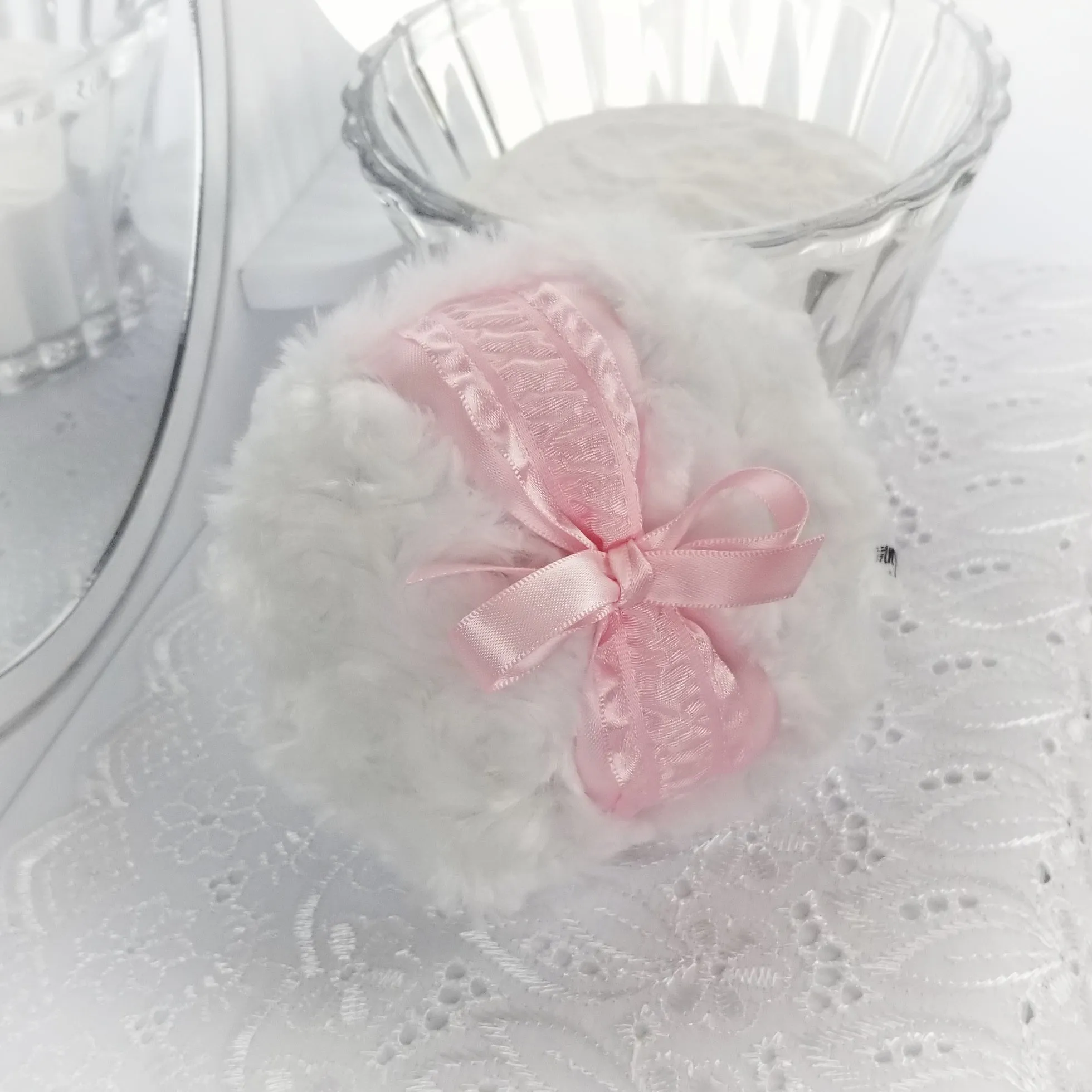 PINK, Body Powder Puff - 4 inch