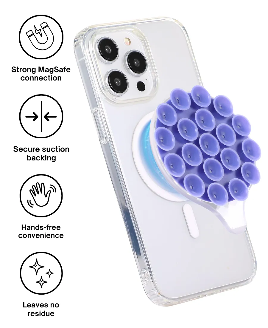 Purple MagSafe Suction Phone Mount