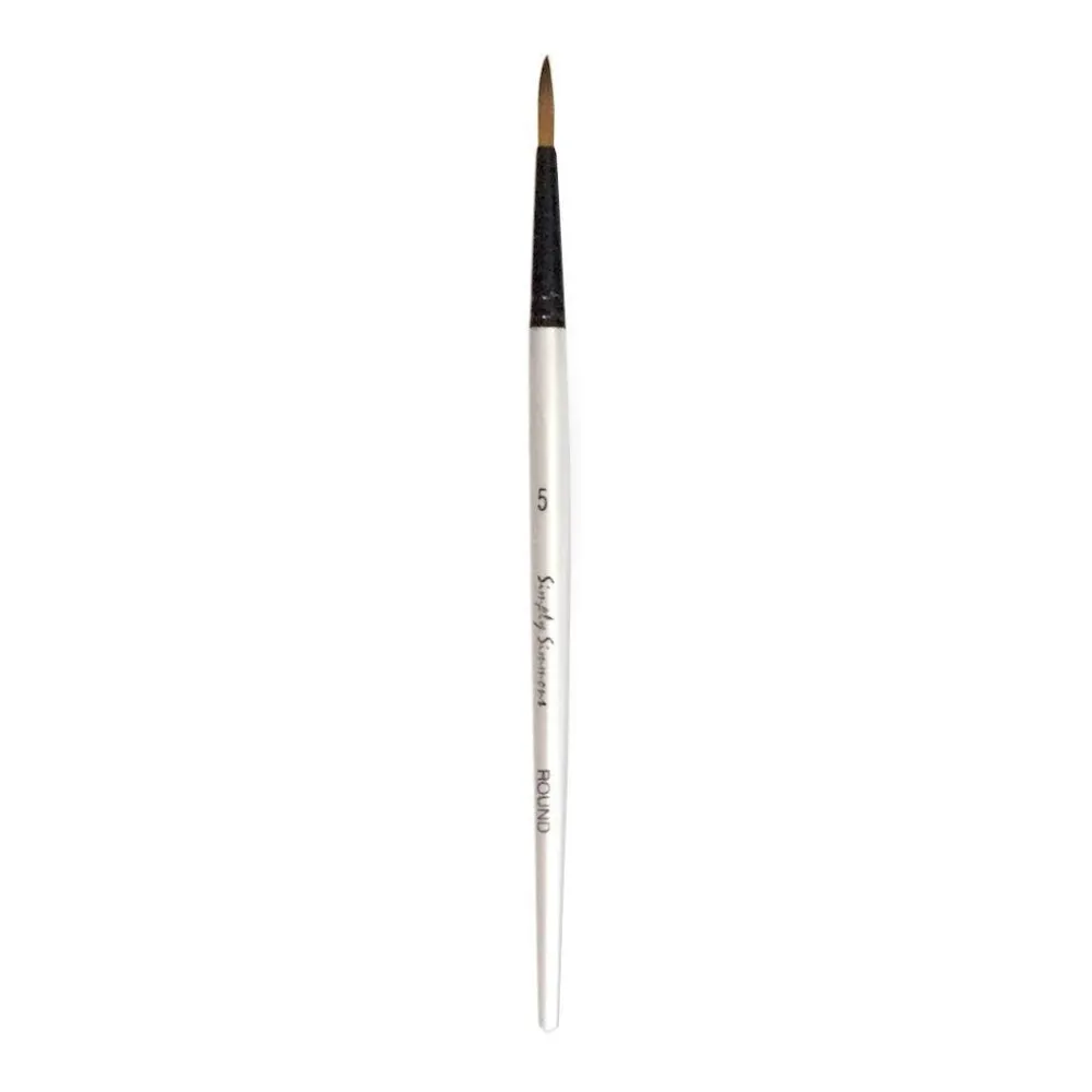 Simply Simmons Brushes - Short Handled Synthetic Round