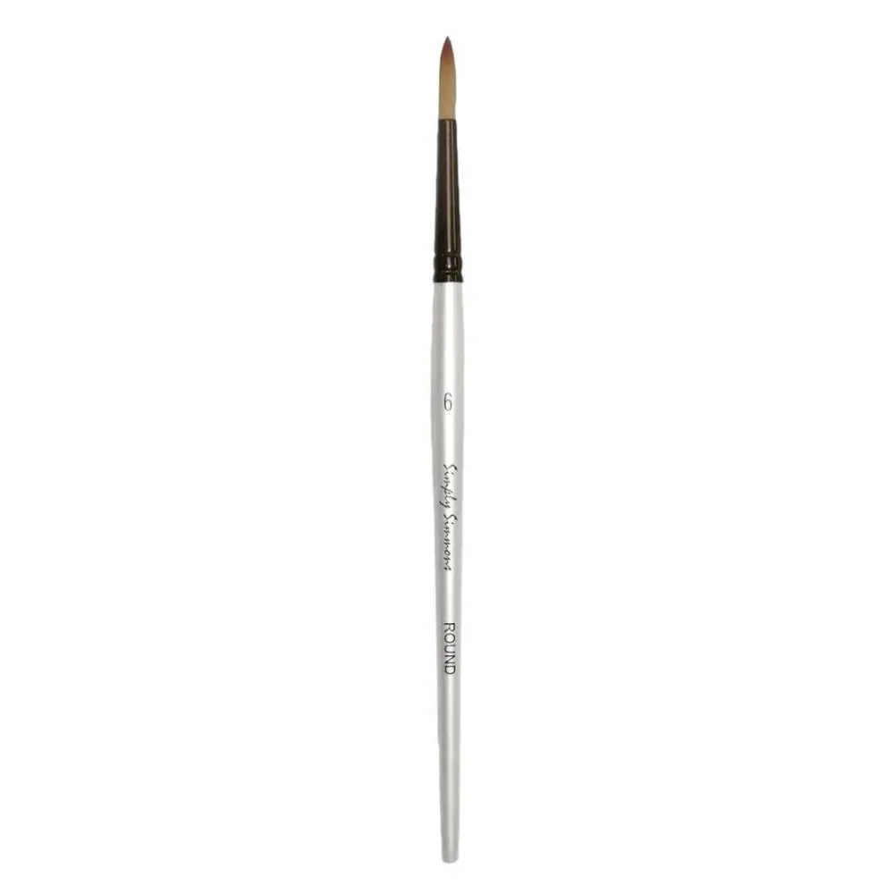 Simply Simmons Brushes - Short Handled Synthetic Round