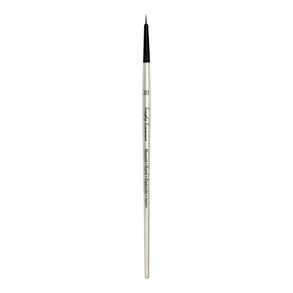 Simply Simmons Brushes - Short Handled Synthetic Round