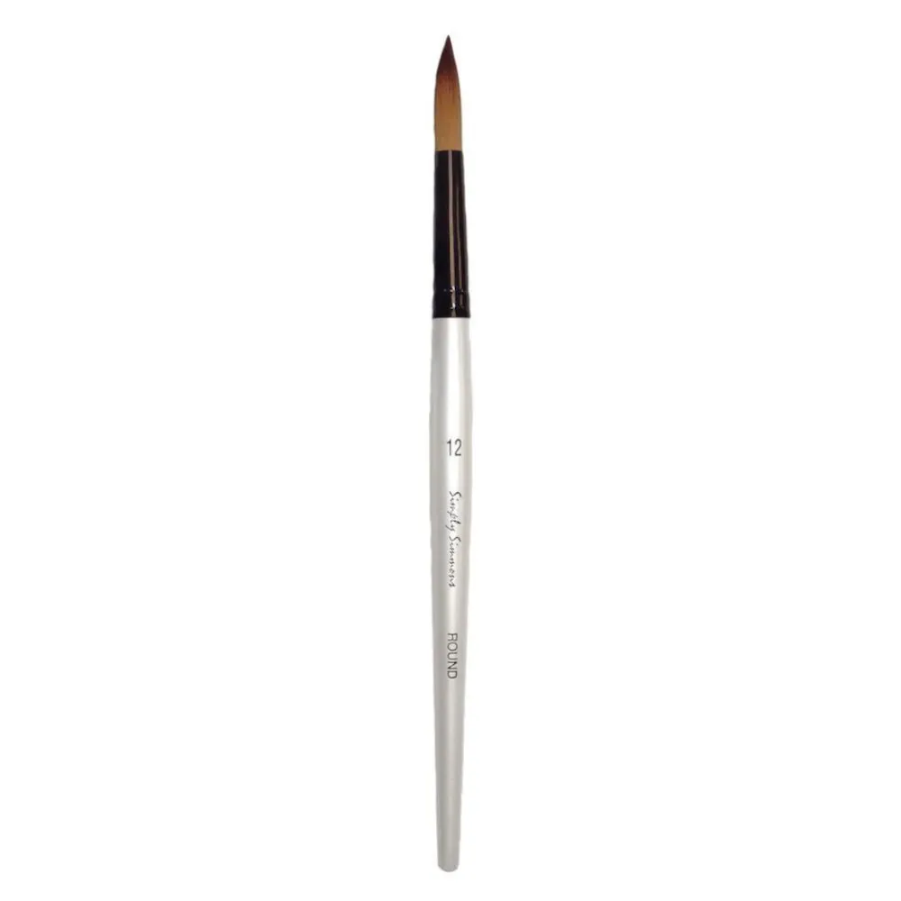 Simply Simmons Brushes - Short Handled Synthetic Round