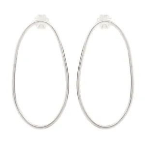 Smooth Oval Hoops
