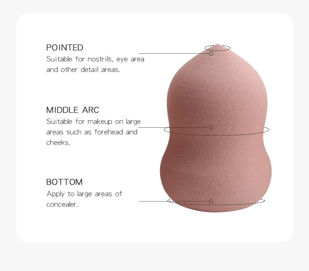 TEEK - Professional  Makeup Sponge Puffs in Multiple Sizes