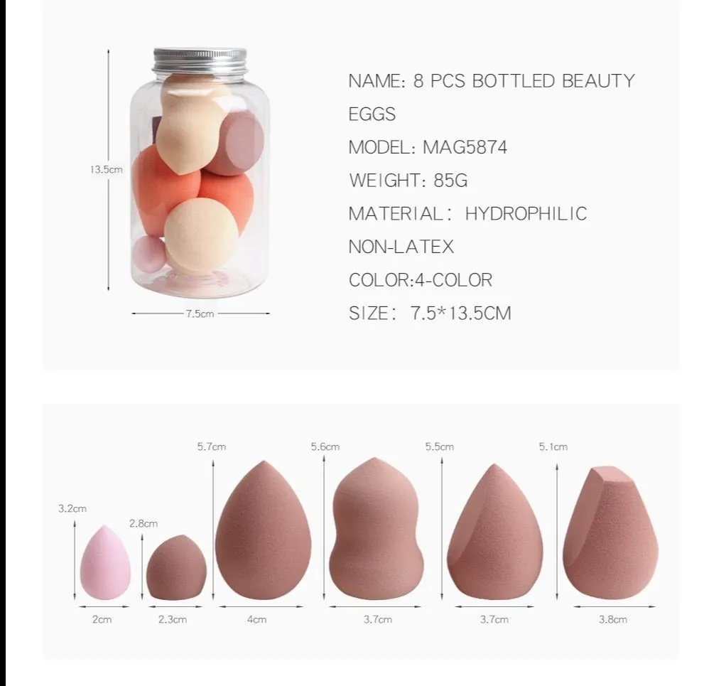 TEEK - Professional  Makeup Sponge Puffs in Multiple Sizes